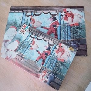 Vintage 80s complete Muppets Gonzo chickens 100 pc jigsaw puzzle original box